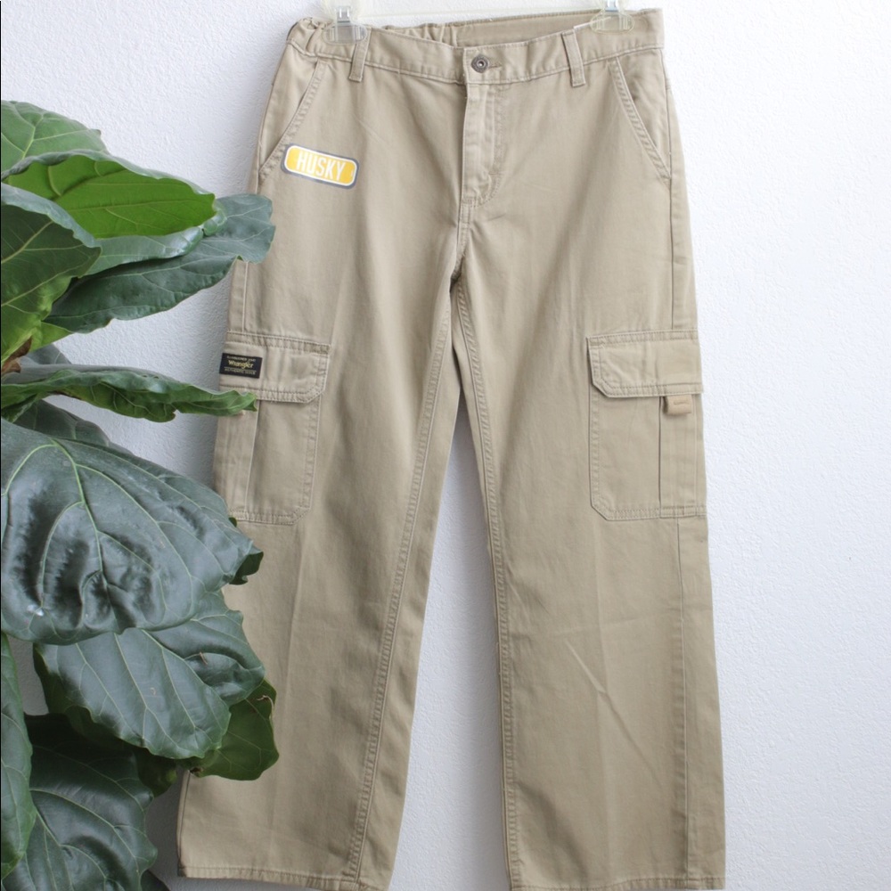 YOUTH Wrangler Husky Cargo Pants Sz: 10 Husky